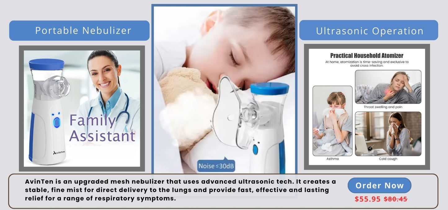 Avinten 2.0 - Mist on the Move Portable Nebulizer