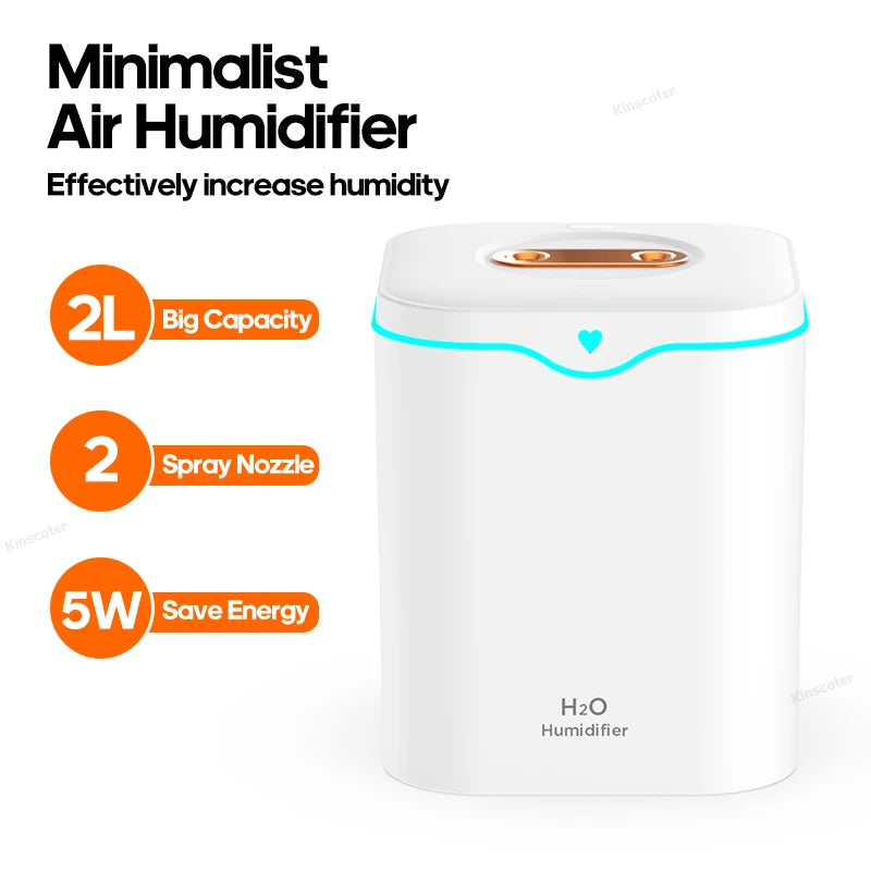 Ultrasonic 2L Cool Mist Air Humidifier